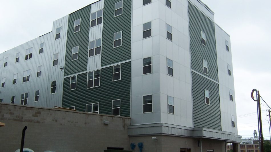 The corner of the Bayside Village building