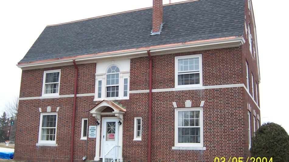 The front of Hebron Academy
